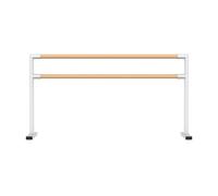 Barre de Ballet Double Portable - Barre d'étirement indépendante, adaptée à la Danse, aux entraînements à Domicile et aux Exercices de flexibilité, C'est Un équipement d'exercice idéal pour