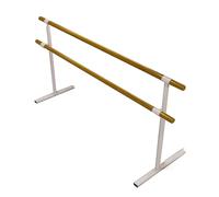 Barre de Ballet Portable et indépendante pour Une Utilisation à Domicile et en Studio - Équipement de Pilates Double Balance Stretch, Barre de Danse Blanche de 150 cm pour Une flexibilité AC