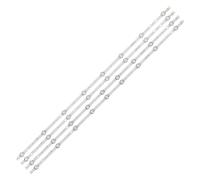 Barre de Bande de rétroéclairage LED, 8/9 Lampes, Compatible for Toshiba TV 43 Pouces LT-43C870 LT-43C862 43U6863DB 17DLB43VER3-BA LUX0143004/01 VES430QNDB-2D-N11