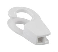 Barre de bateau pour crochet de rechange - 32 mm - Crochet de garde-boue anti-collision à réglage rapide pour amarrage marin, fabriqué à partir de plastique ABS haute dureté (blanc)