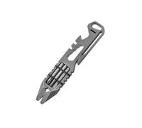 Barre de biche en alliage avec décapsuleur, outil de clé à main, tournevis pour camping, cyclisme, compact ouvre-bouteille, clés