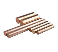 Barre De Bronze, Barre De Bronze Phosphoreux C5191 QSn6.5-0.1 De Diamètre 1,5 À 10 Mm, Tige De Bronze Étain-phosphore, Tige De Cuivre Phosphoreux For Pièces Industrielles 500 Mm, 2 Pièces(Diameter 8MM