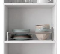 Barre De Butée D'étagère, Garde-corps Décoratif, 40 50 55 60 65 70 80 90 100 130 150 Cm, Ensemble Pour Étagères Vitrine, Empêche Les Objets Tomber(12 set,60cm(2ft))