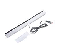 Barre de Capteur pour Wii, Barre de Capteur de Rayon Infrarouge Filaire de Remplacement, Barre de Capteur de Mouvement de Rayon IR Portable Professionnelle Compatible pour Wii et pour Console Wii U
