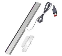 Barre de Capteur pour Wii, Capteur Récepteur Sensor Bar filaire pour Wii U, Barre Détection Compatible avec Nintendo Wii et Wii U 2M Ligne Raccordement et Support