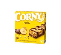 Barre de céréales Corny Classic chocolat-banane, 6x25g