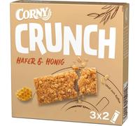 Barre de céréales Corny CRUNCH Avoine & Miel, 6x20g