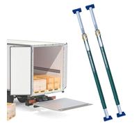 Barre de chargement à cliquet robuste - Barres de verrouillage de charge réglables pour plate-forme de camion et fourgonnette/semi-remorque, poteaux de support télescopiques (paquet de 2, 6 à 7,2 pi