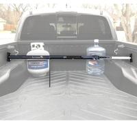 Barre de chargement à cliquet universelle robuste, barre stabilisatrice de chargement réglable pour benne de camion, barre de séparation de chargement utilitaire pour camionnettes, fourgonnettes et