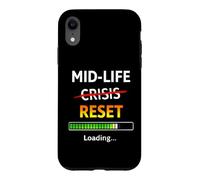 Barre de Chargement Midlife Reset Funny 40e Anniversaire Coque pour iPhone XR