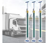 Barre de chargement robuste - Stabilisateur de benne de camion à cliquet avec patins en caoutchouc antidérapants, verrous de charge faciles à installer pour semi-remorques, acier durable pour un tra