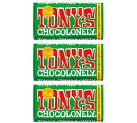 Tony's Chocolonely – Barre de chocolat au lait et noisettes – Commerce équitable – 180 g