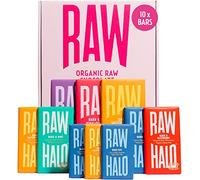 Barre de chocolat végétalienne - Raw Halo - Collection Dark - 10 barres - Bio, sans produits laitiers et sans gluten