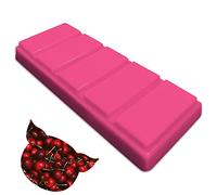 Barre de cire moyenne - Tartelette de cire de soja fabriquée à la main - Cire de soja végétalienne durable et hautement parfumée faite à la main (cerise noire)