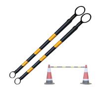 Barre de cône de trafic réglable en PVC | Multicolore 1/2/4/5/6/8/10/12/16/20 pièces : distributeur d'avertissement pour la construction de routes de stationnement