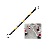 Barre de cône signalisation rétractable en plastique industriel PVC | Multicolore, 1/2/5/6/8/10/12/16/20 pièces, contrôle des foules(Yellow1 and Black1,1pc)