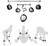 Barre de Contrainte zooma Métal Système Restraint Kit avec menottes Menottes and fussfe sseln Bandage Sangle Bondage Kit érotique fétiche SM Sex Jouet pour les amateurs Couples Unisexe mâle femelle
