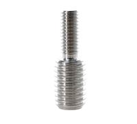 Barre de conversion à vis sans tête, tiges de conversion réductrices à double extrémité en acier for la construction(10Pcs M4X15-M8X15)