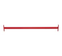Barre de culbutage en métal 125cm Kbt Rouge