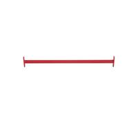 Barre de culbutage en métal 125cm Rouge