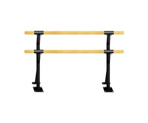 Barre de danse Ballet Barre Dance Pole Noir 100-150cm for Adultes Yoga Stretching(150cm)