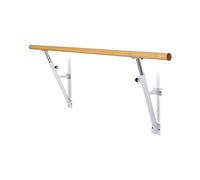 Barre de danse Barre de ballet murale réglable en hauteur bois massif rose et blanc 1-1,5 M(White,1.5 m)