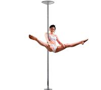 Barre de danse rotative 9 pieds, 10 pieds, 11 pieds, 12 pieds, barre de strip-teaseuse pour femmes de grande taille, kit de barre de danse portable pour maison, club, chambre, appartement à haut pla