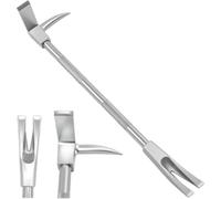 Barre De Démolition pour Travaux, Tête De Hache 3 en 1 avec Pic Et Fourche, Outil De Secours d'urgence en Acier Forgé, Acier Au Carbone Haute Résistance, Structure À Levier Optimisée 30in