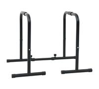 Barre de Dips Noir 116 x 66 x 74.5 cm Acier peint par poudre vidaXL