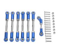 Barre de direction en alliage d'aluminium pour Traxxas Rustler Slash 4WD 110 pièces de rechange RC renforcées (Bleue)