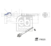 FEBI BILSTEIN 178325 Rotule axiale