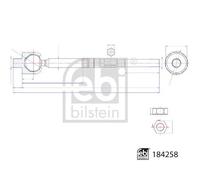 FEBI BILSTEIN 184258 Rotule axiale