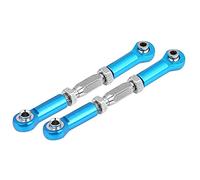 Barre de Direction RC, 2 pièces bleu avant et arrière, Tirant de Direction pour Accessoire Modèle Voiture Radiocommandée pour Passionnés et Courses en Intérieur ou Extérieur