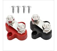 Barre de distribution M6 M8 48V, bornier isolé 5/16 pouces, double borne de distribution de puissance robuste, positif/négatif, pour VR M6 Black S