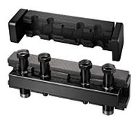 Barre de distribution Oventrop 1351672 DN 32, acier, avec isolation et support mural, pour 2 circuits de chauffage