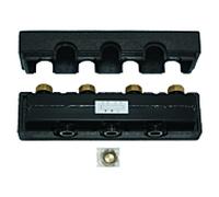 Barre de distribution Vaillant 307556 pour 2 groupes de tubes, avec isolation thermique, pour chaudières