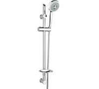 Barre de douche 75 cm, kit de barre de douche réglable en hauteur, colonne de douche sans mélange, support réglable, tuyau de douche 150 cm