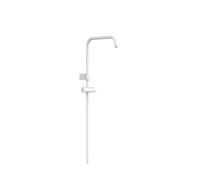 Barre de douche adaptable au robinet thermostatique mural Blanc mat - TRES 03463502BM