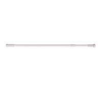 Barre de Douche Alu 110-200cm Blanc - Barres et anneaux pour rideaux