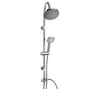 BARRE DE DOUCHE AVEC POMME DE DOUCHE FIXE ET POMMEAU MANUEL + DÉVIATEUR MODÈLE ?M?