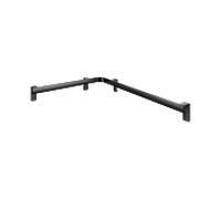 Keuco Barre de douche/baignoire Axess 35011376801 noir mat, 650 x 850 mm