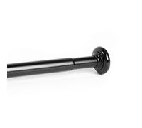 Barre de douche barre aluminium noir extensible