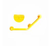 Barre de Douche, Douche Murale, Barres Dappui, Barre de Maintien Douche, for Personnes Âgées Enceintes et Blessées(Yellow,45x45cm/18x18in)