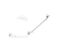Barre de Douche, Douche Murale, Barres Dappui, Barre de Maintien Douche, for Personnes Âgées Enceintes et Blessées(White,50x70cm/20x28in)