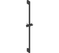 Duravit Barre de douche UV0600003046 70 cm - support de douchette réglable - noir mat