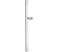 Duravit barre de douche universelle, barre de douche avec support de douchette réglable en hauteur, barre de douche (810 mm), chromé
