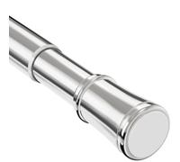 Barre de douche extensible en acier inoxydable - Barre de douche extensible - Ne rouille pas - Argenté - 85-265 cm (diamètre 32 mm)