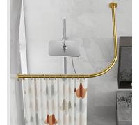 Barre de douche extensible en acier sans perçage 150180 cm D H Parfaite pour les douches d'angle
