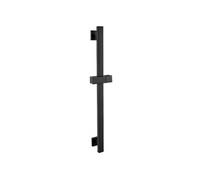 Barre de Douche Hauteur et Angle Réglable Finition Chromé Anti-corrosion Gris anthracite