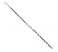 Barre de douche inox extensible - MSV - Gris - 70 à 120cm - Embouts plastiques